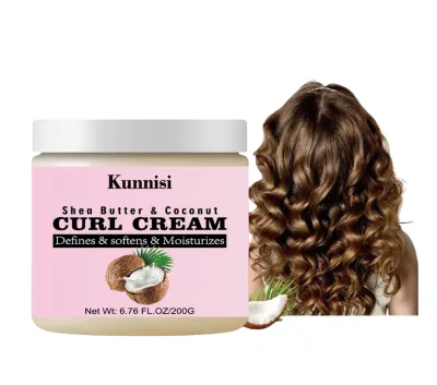 6.8oz Shea Butter Curl Keeper Chebe Curl Cream Leave in Conditioning Repair Collagen Curling Cream