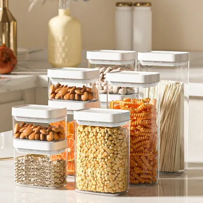 OEM China Wholesale Kitchen Storage Box Plastic Food Container With Lid Refrigerator Organizer