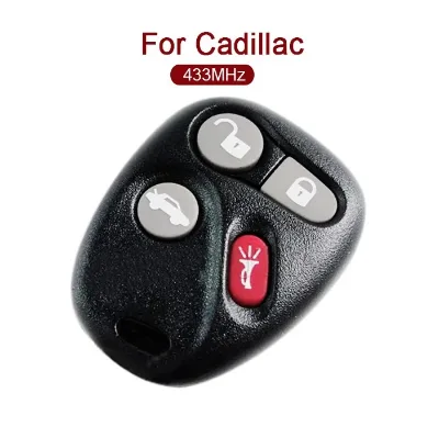 Cadillac CTS Replacement Smart Car Keys Vehicle Keys 4 Buttons 433 MHz Remote Control Car Remote Manufacturer