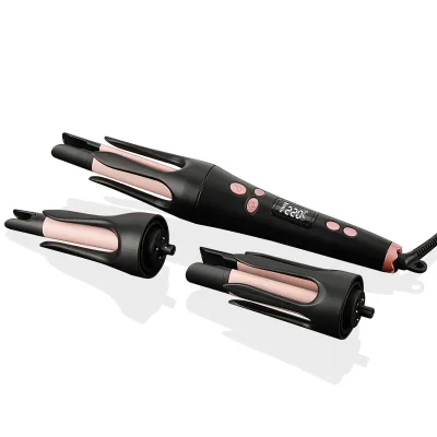 Ionic 360 Degree Ceramic Barrel Electric Auto Rotating PTC Curling Iron for Household & Hotel Use Automatic Hair Curler Wand