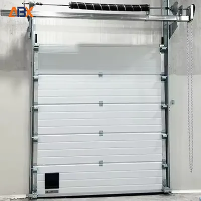 Wholesale Insulated Sectional Overhead Garage Doors with Plywood and Finished Surface for Industrial and Courtyard Use