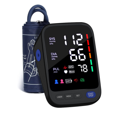 Large screen LED display electronic blood pressure monitor English spot wholesale