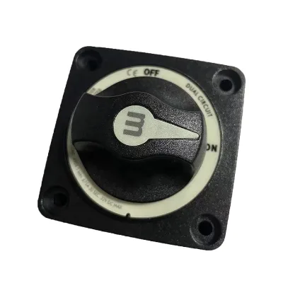 New 300A 32V MAX Mini Dual Circuit Solenoid Battery Switch Black CE Certified 6010200