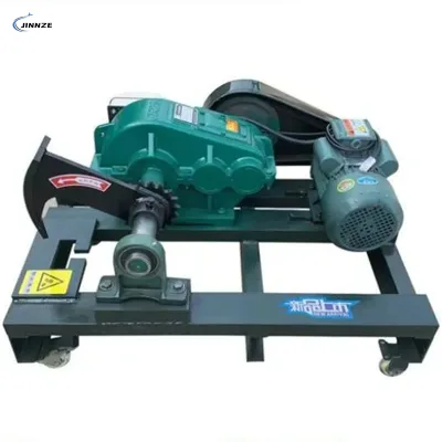 Saving Time and Labor Full-automatic Wood Chopper  Double-knife Log Splitter Efficient Small Wood Chopping Machine