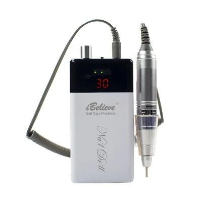 Hot Sale 30000rpm Cordless Rechargeable Electric Nail Drill Portable Cordless Nail Dril