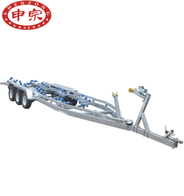 11 Meter Heavy Duty tandem Three Axle Boat Trailer