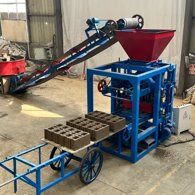 Durable Sand Hollow Brick Making Machine Complete Set with Control Box Motorized Conveyor Belt & Pan Mixer High Productivity