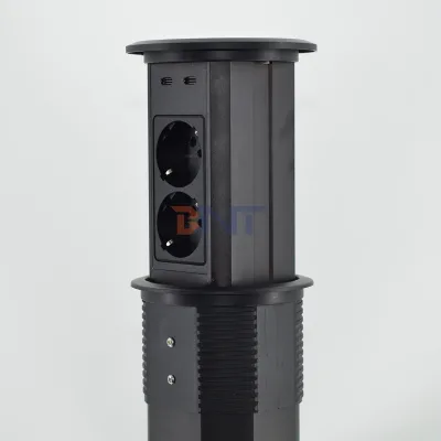 European Standard Smart Motorized Popular Pop up Socket Intelligent Retractable Lifting Pop up Socket Tower Socket