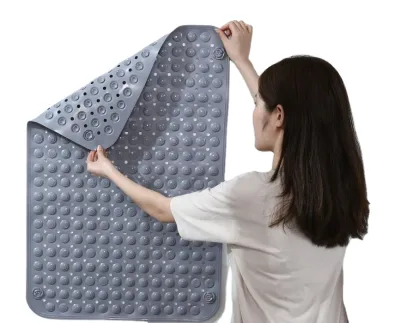 Trade Assurance Creative Foot Massage Health Bathroom Mat Pvc Bubble Non-slip Mat Manufacturer