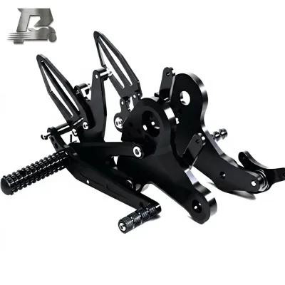 AdjustableRearsets Footpeg Footrest Lower Medium Duty CNC Aluminum Alloy for CFMOTO 450SR Off-road Motorcycle