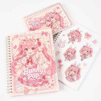 Handmade Creative Organizer/Planner with Customizable Kawaii Covers Double-Sided Pages UV Printing; A4/A5 Sizes