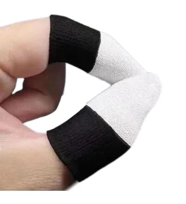 Anti-Slip Thumbs Gaming Finger Sleeve Cover Sweat-proof Touch Screen Friendly Safety Gloves