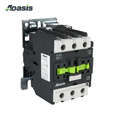 Stable Performance CJX2-6511 65A AC Contactor 3 Pole Auxiliary 1NO+1NC for Motor Starting Application