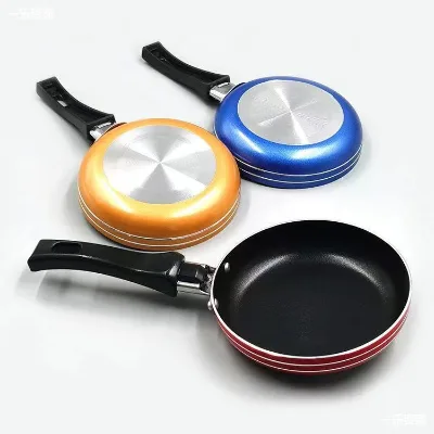 Full Size Aluminum Non-stick Frying Pan Coating Spiral Bottom Bakelite Handle Frying Pan