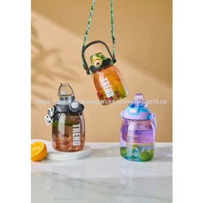 1100ml Hot Sale Portable Plastic Water Bottle With Handle For Outdoor Running