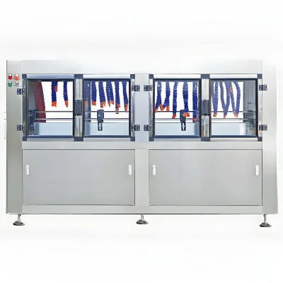 Spider Hands Bottle Drying Machine 42 Air Outlets 3000-6000 BPH Winery Packaging Line Air Knife Dryer