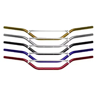 High-Strength 22mm Tapered Aluminum Alloy Motorcycle Handlebar with Crossbar Universal Fit Off-Road & Street Bikes