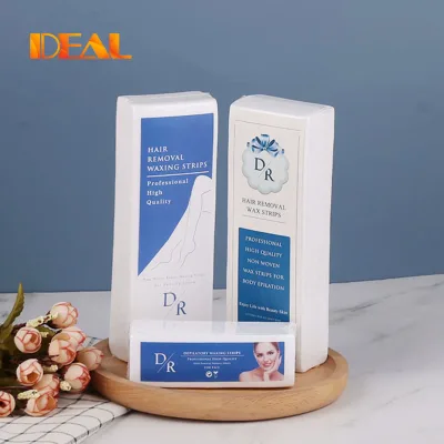 Wholesale Free Sample Spunlace Wax Strips Depilatory Hair Removal Wax Strips for Women Men