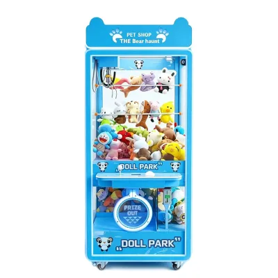 Metal Claw Machine Xinye Brand Coin Operated LED Light Small Toys Grabber for Kids Gift Manufacturer Direct