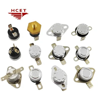 HCET Digital incubator massager motor refrigerator bimetal thermal temperature thermostat coffee maker thermal switch