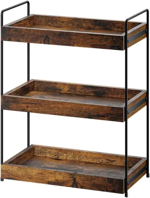 Wooden Storage Rack for Organizing and Decluttering Your Space