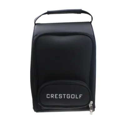 Lightweight Portable Custom PU Leather Golf Shoes Bag Waterproof and Foldable with Durable Features for Golf Course Use