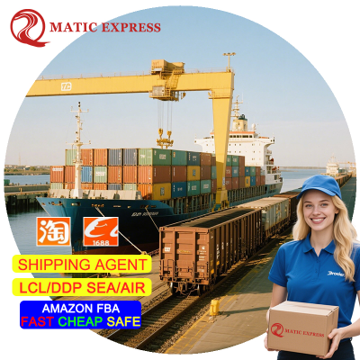 Guangzhou Paris Seasonal Product LCL+Express Door Door Shipping Agent Matic Express 30-40 Days Time-Definite Sailing Guangzhou