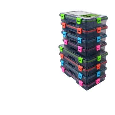Wholesale Factory Price ABS Fishing Lure Box Waterproof Four-Lock Buckle Tackle Fishing Accessories Large Small Lure Box