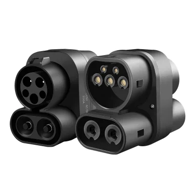 CCS1 to CCS2 EV Charger Adapter DC+AC Fast Charging Adapter