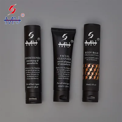 Small Round Hotel Shampoo Pet Bottle with Little Ball Cap