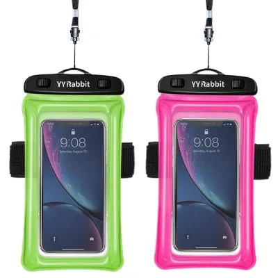 Floating Waterproof Cruise Beach Essential Underwater Case Dry Bag Cell Phone Pouch with Camera Protector