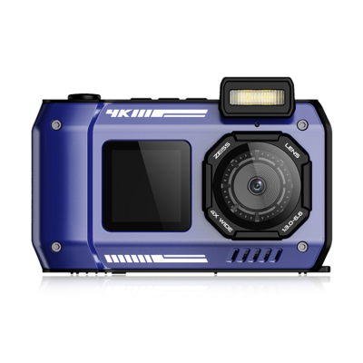 4k Digital Camera Waterproof 48M Dual Screen Camera 10X Zoom Video Sport Camera for Kids Adult