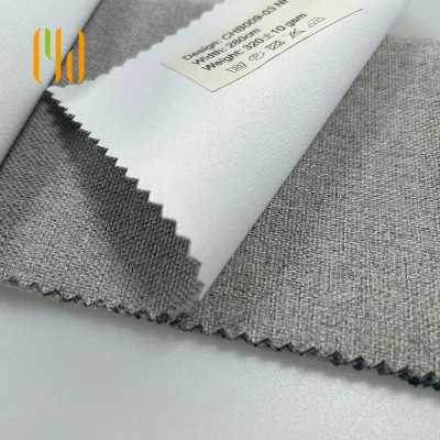 Factory Direct Supply Woven 3 Pass PE Coated Velvet Blackout Fabric Fire Retardant Plain Medium Weight 320gsm Customizable Width