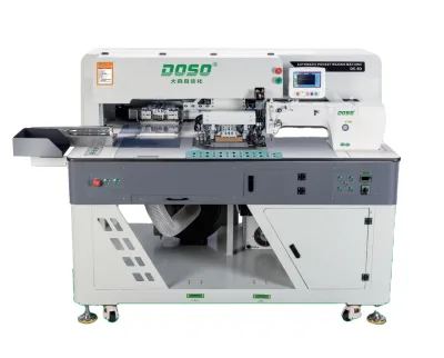 DS-9D Apparel Textile Machinery Automatic Zipper Laser Pocket Open Sewing Machine Pocket Zipper Sewing Machine