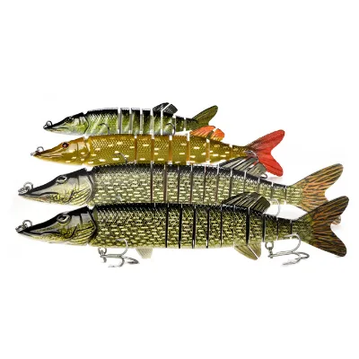 30cm 219g Pike Fish Lure Multi  Jointed Fishing Lures