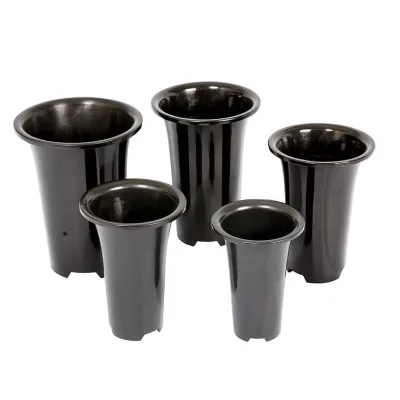 JQ Plastic 1# 2# 3# 4# 5# Durable Flower Round Orchid Pot for Hydroponic Seed