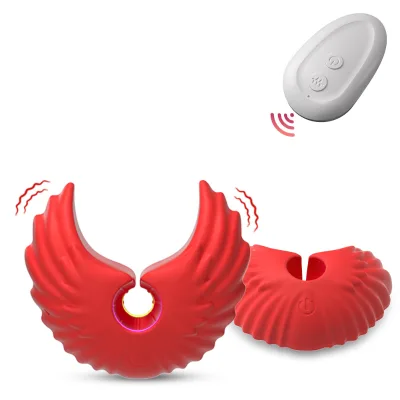 Rechargeable Waterproof Mini Nipple Clip Vibrators 10 Frequency Vibration Mode for Nipple Stimulation Female Masturbation Toys