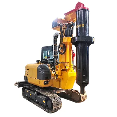 10m 15m 25m Drilling Rig Hot Sale Excavator Pile Hammer /highway Sheet Pile Driver