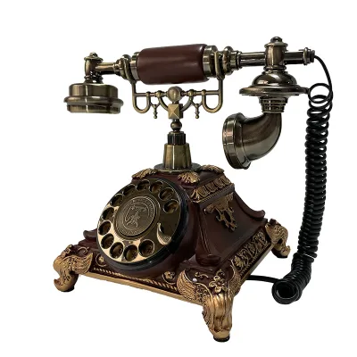 Antique Phone European Style Vintage Telephone Retro Landline Telephones for Wedding Home Office Hotel Party Decoration Phones