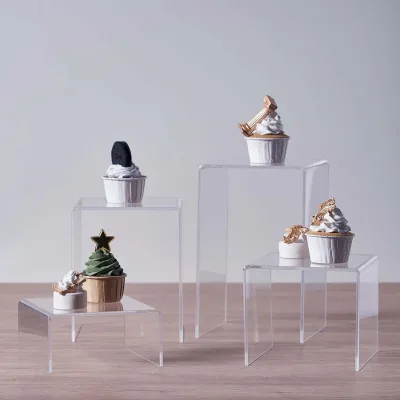 Clear Acrylic Cupcake Dessert Display Stands