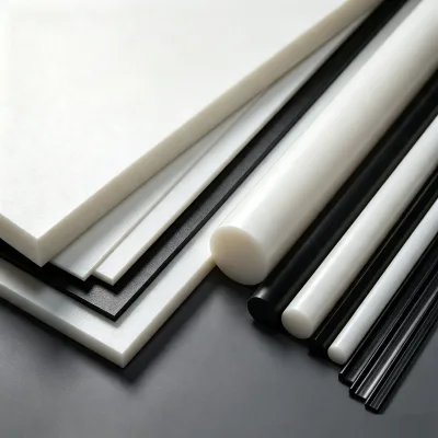 10-30mm Solid POM Plastic Steel Rod, Beige Antistatic Pomalux Bar Available in Various Colors