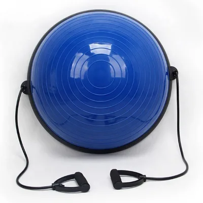 Friendly PVC New Product Yoga Half Balance Ball, Half Yoga Ball With Pump