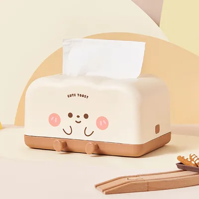 GREENSIDE Storage Box, Btissue Paper Box, Cartoon Tissue Holder, Household , CreativeTissue Box, Car-mounted Cute