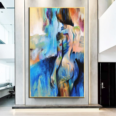 Modern Home Decor for Bedroom Hotel Bedside Print Posters Abstract Sexy Nude Body Canvas Painting Women Poster Wall Art Picture
