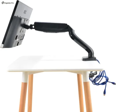 Amazon Basics Single Monitor Display Mount Arm for 17-27'' Screen