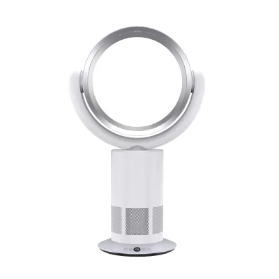 Household 10 Windspeed Portable Air Cooling Electric Oscillating Table Desk Bladeless Fan Round DC Brushless Motor