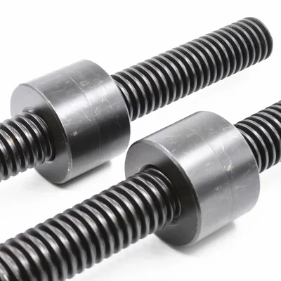 Trapezoidal Screw Nut 1.5m Long Screw T14-T30 Series T-screw Positive Tooth Screw Right Turn