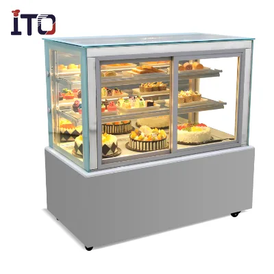 Commercial Energy-Saving Three Layers Cake Display Showcase Freezer for Business