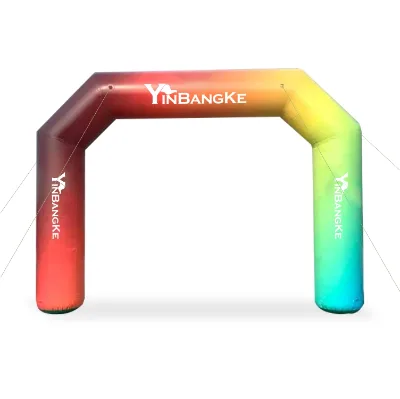 High Quality Custom Printed  Inflatable Archway for Outdoor Advertising for Marathon Sports Events