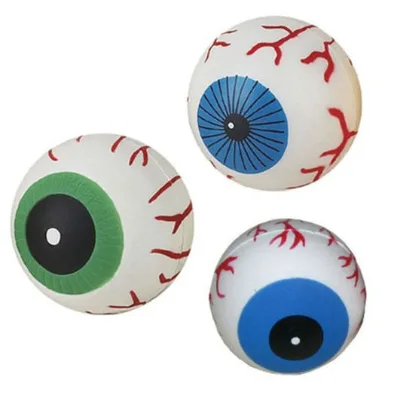Wholesale PU Foam Eyeball Shape Stress Ball Sports Toy for Anti-Stress Promotional